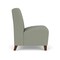 Lesro Siena Lounge Reception Armless Guest Chair, Walnut, OH Eucalyptus Upholstery SN1102 - alternate 3